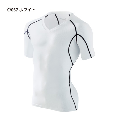 自重堂 [JAWIN] 56154 メッシュVネックショートスリーブ