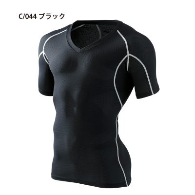 自重堂 [JAWIN] 56154 メッシュVネックショートスリーブ