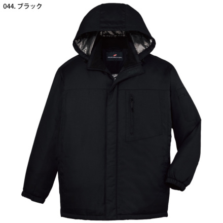 人気ブランド 自重堂]48483 防寒ハーフコート(フード付) | 作業服・作業着や クラフト・布製品