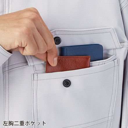 自重堂 [Z-DRAGON] 72800 エコ製品制電ストレッチ長袖ジャンパー