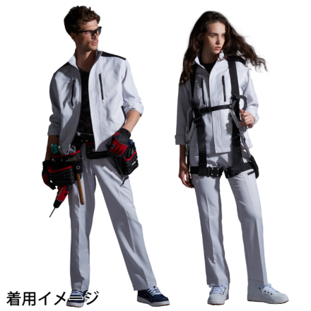 自重堂[Z-DRAGON] 76016 製品制電ストレッチレディースカーゴパンツ