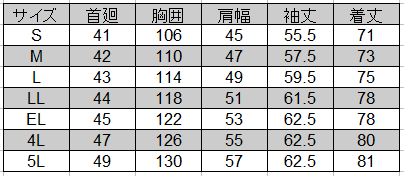自重堂] 47704 清涼長袖シャツ 【大サイズ】