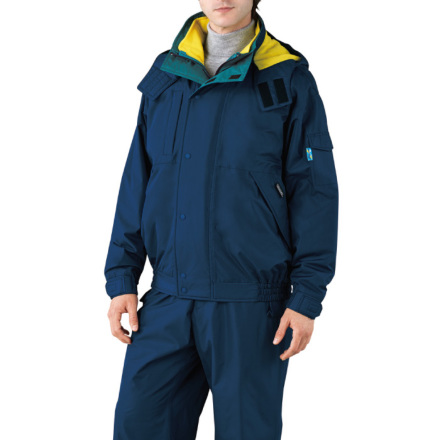 ジャイアンツ アウター 支給品 自重堂] 48050 ダブルライナー防水防寒ブルゾン（フード付） 【大