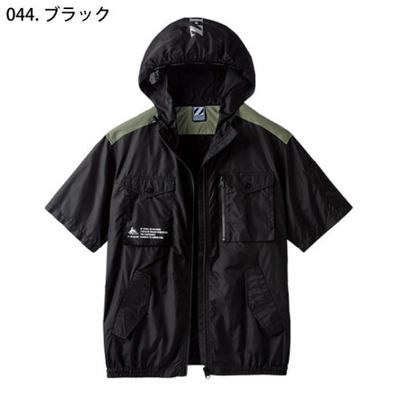 自重堂 [Z-DRAGON] 74260 空調服 半袖ブルゾン（フード付） 【大