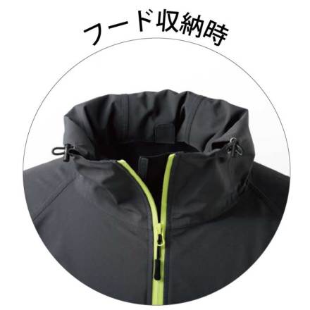 レオナール フード付 ジャケット レインジャケット レインジャケット（反射付） 前垣 AP1550 作業着・ワーキング