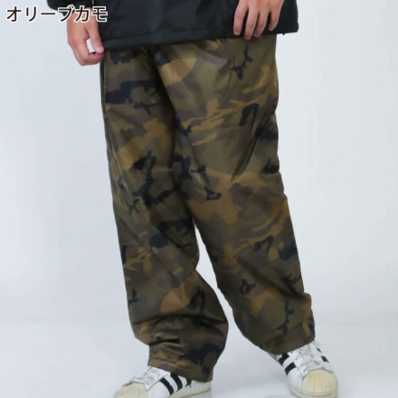 新品 タグ付 Y2K フリンジ フレア パンツ S ハトメ JUNGLE CAT カジメイク] 8332 プリントキルトパンツNX（カモ柄）