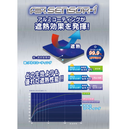 クロダルマ] 268801 AIR SENSOR-1 ハーネス対応半袖ジャンパー