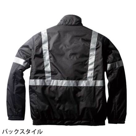 クロダルマ] 54373 防寒ジャンパー（反射テープ）