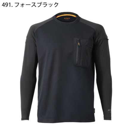 クロダルマ [AVIREX WORK] AV808 ハイブリッドTシャツ