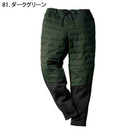 クロダルマ [D.GROW] DG600 中綿入 アクティブパンツ