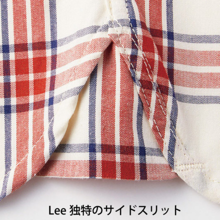 リー] Lee LCS46008 メンズウエスタンチェック半袖シャツ
