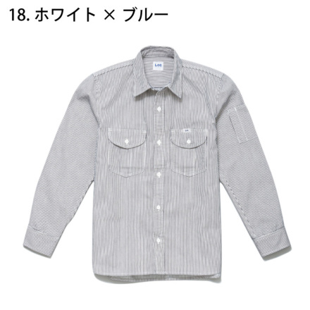 数量は多い  リー] メンズワーク長袖シャツ LWS46001 Lee 作業服