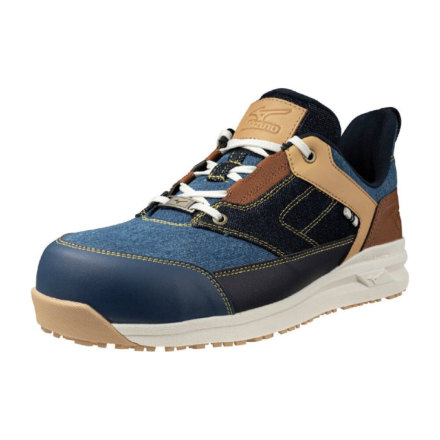 ミズノ] F1GA2515 オールマイティ LSII 11L DENIM 安全靴 限定