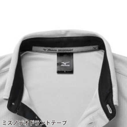 ミズノ] F2JA2184 ナビドライワークボタンダウンポロシャツ (半袖