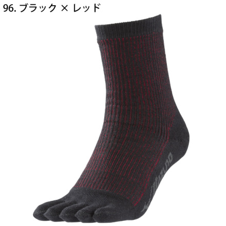 ミズノ] F2JX8582 ブレスサーモ コーデュラソックスクルー丈5本