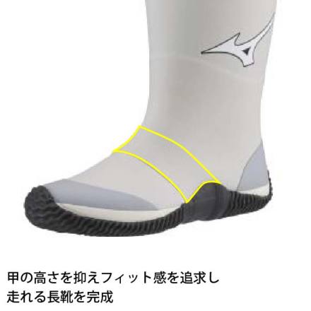 ミズノ] F3JBN21105 ワークブーツ (長靴) ジャスタフィット NL1c