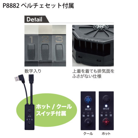 ペルチェ 楽天市場】ビッグサイズ ペルチェベストセット 八角形 4L～6L