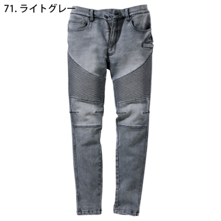 HOOH [VILEA] 1804 デニム蛇腹パンツ