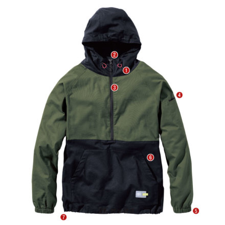   アノラックパーカー ファナティクス（Fanatics）（メンズ）アノラックパーカー