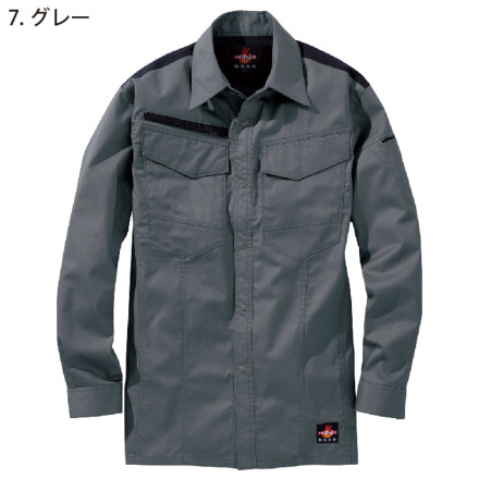 HOOH] 4277 難燃薄手シャツ