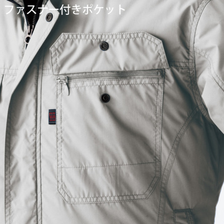 HOOH] 快適ウェア V8307 半袖ブルゾン ポリエステル100％