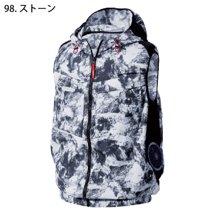 HOOH] V8819 サイドファンフードベスト