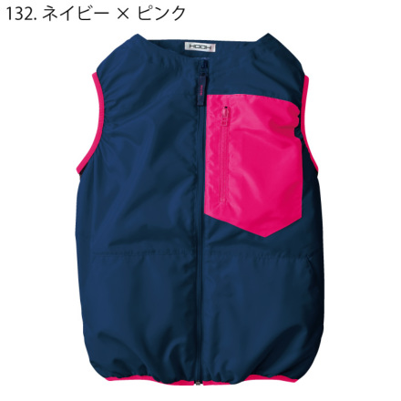 HOOH] V2209 バイカラーファンベスト 【大サイズ】