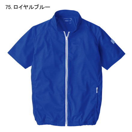 MUスポーツ 半袖ブルゾン ファン付き作業着 鳳凰 快適ウェア 村上被服 ストレッチ半袖