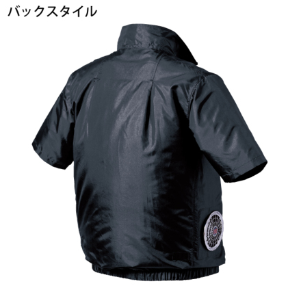 HOOH] V7717 サイドファン半袖ジャケット 【大サイズ】
