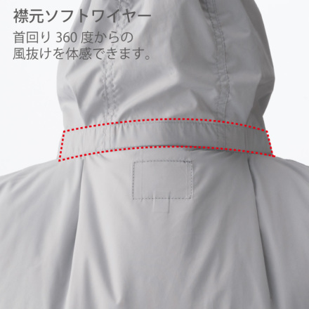 8 YARD フード付きジャケット ホワイト 653d67c66435606a806f42f5413782