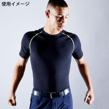 HOOH] 187 半袖クールコットンコンプレッション 【特大サイズ】