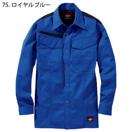 シャツ HOOH] 4277 難燃薄手シャツ 【特大サイズ】