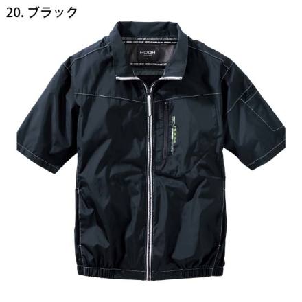 HOOH] V1107 快適ウェア ミドルファン半袖ジャケット 【特大サイズ】