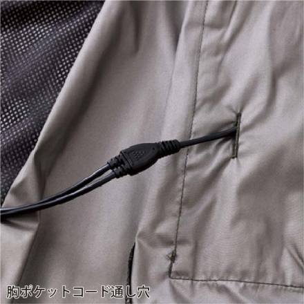 HOOH] V1107 快適ウェア ミドルファン半袖ジャケット 【特大サイズ】