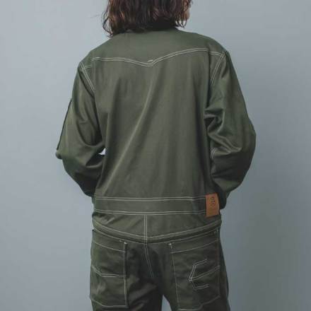 Kawasaki 布ツナギ　ビンテージ グレイスエンジニアーズ] GE-900 フレックスダッドツナギ服・つなぎ服