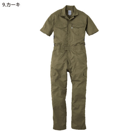 グレイスエンジニアーズ] GE-525 半袖ツナギ 【大サイズ】・つなぎ服