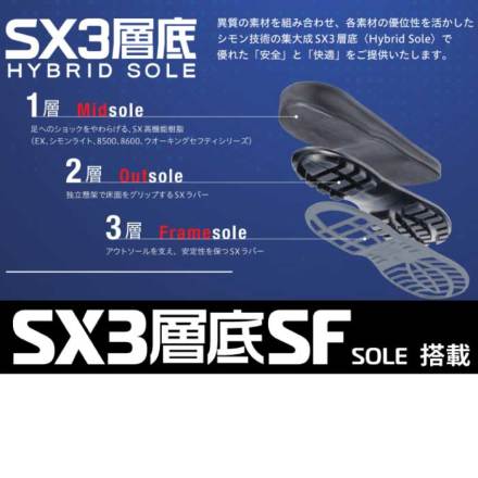 シモン] SF11黒 安全靴（旧：SS11黒）