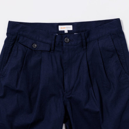 桑和 [BEAMS DESIGN] 1702-09 ファティーグ2プリーツスラックス