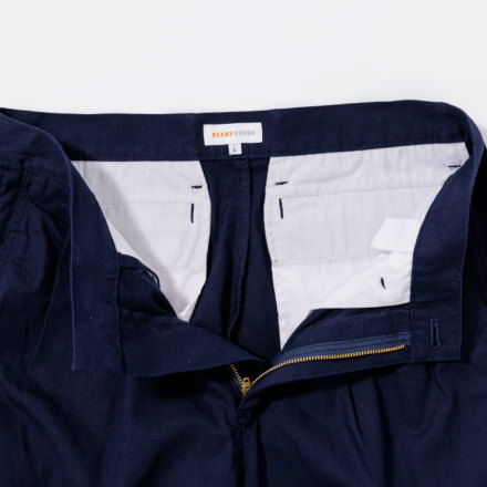 桑和 [BEAMS DESIGN] 1702-09 ファティーグ2プリーツスラックス