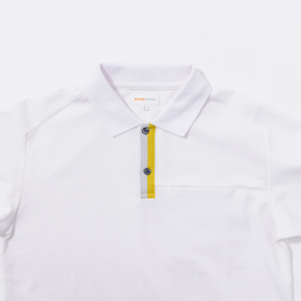 桑和 7335-50 長袖ポロシャツ(胸ポケット付き) Lサイズ ホワイト(0