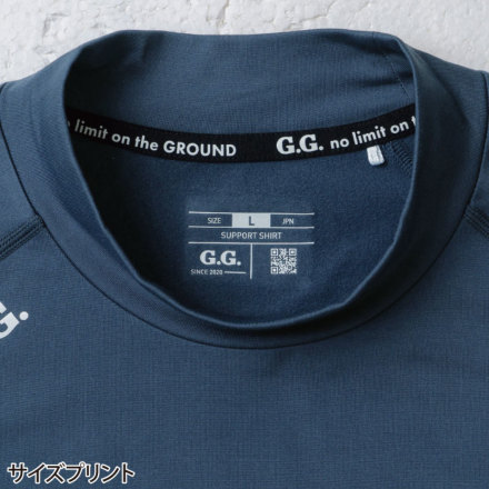 桑和 [G.G.] 8535-42 長袖サポートシャツ(ハイネック)