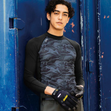 桑和 [G.G.] 8535-42 長袖サポートシャツ(ハイネック)