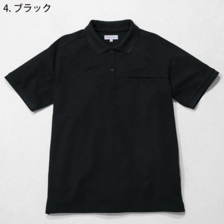 Black＆White ブラックアンドホワイト 半袖ポロシャツ 白×黒 襟