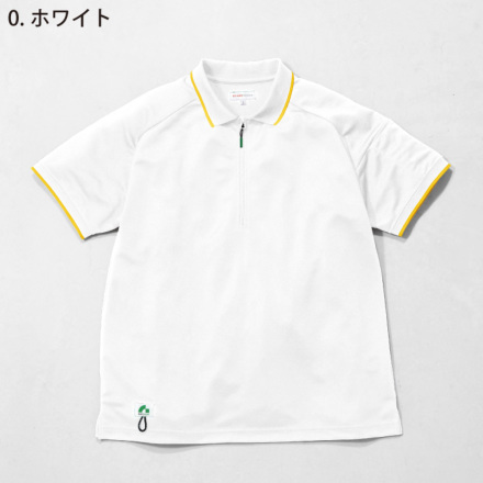 桑和 [BEAMS DESIGN] B7915-61 ハーフZIP半袖ポロシャツ