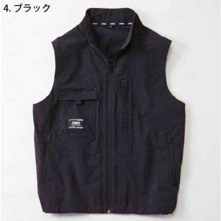 桑和 [STUD'S] S1806 CORDURA(R) 縦横ストレッチ テックベスト