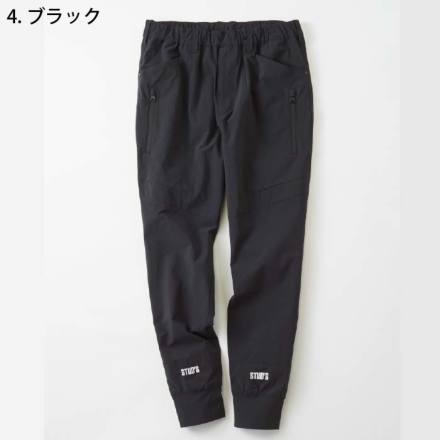 新品✨2022年 ハウスオブロータス コットンジョガーパンツ ゴム ブラック S 新品✨2022年 ハウスオブロータス コットンジョガーパンツ ゴム