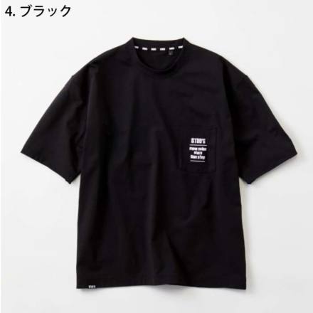桑和 [STUD'S] S2553-1 ドライ半袖Tシャツ(胸ポケット付き)