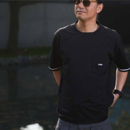桑和 [STUD'S] S2553-3 半袖Tシャツ(胸ポケット有)