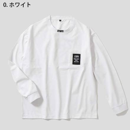桑和 [STUD'S] S2562-2 ドライ長袖Tシャツ (胸ポケット付き)