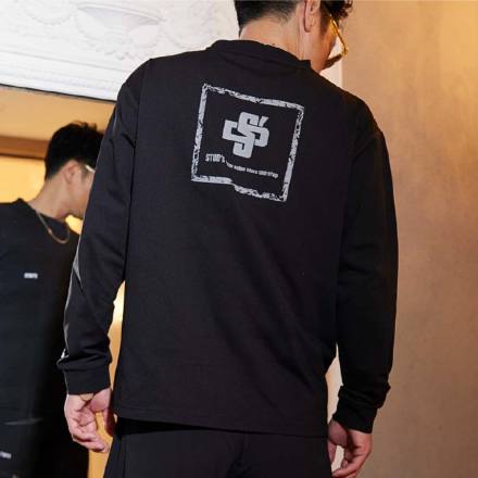桑和 [STUD'S] S2562-3 長袖Tシャツ(胸ポケット有)